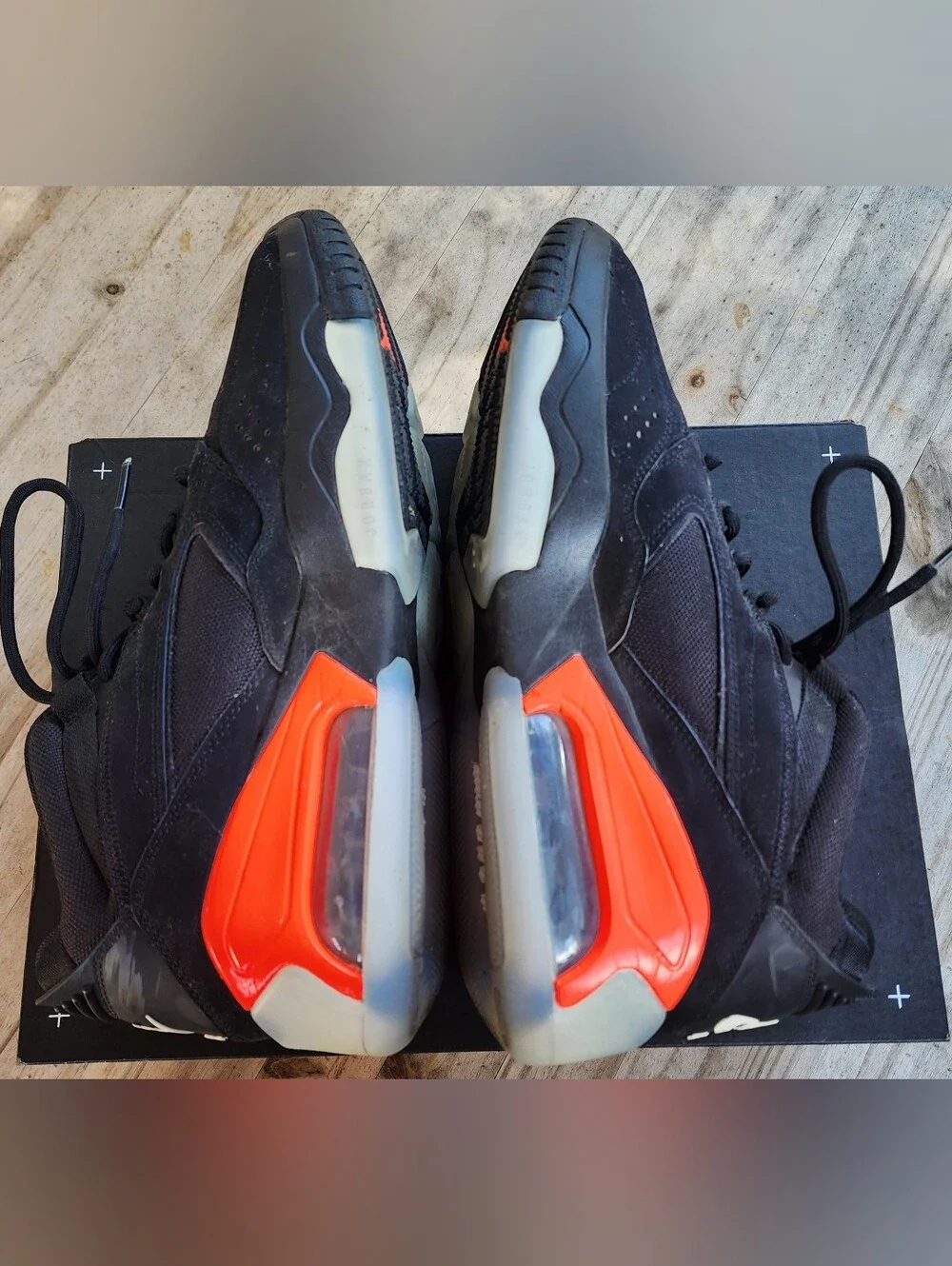 Jordan Point Lane Infrared Black Dark Concord Size 10.5 (OG Box)